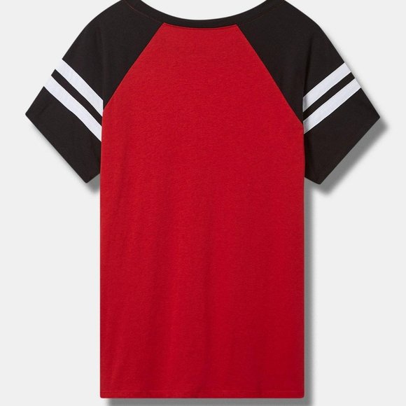 Cotton Boatneck Varsity Tee Cotton Boatneck Varsity Tee - Picture 2 of 10